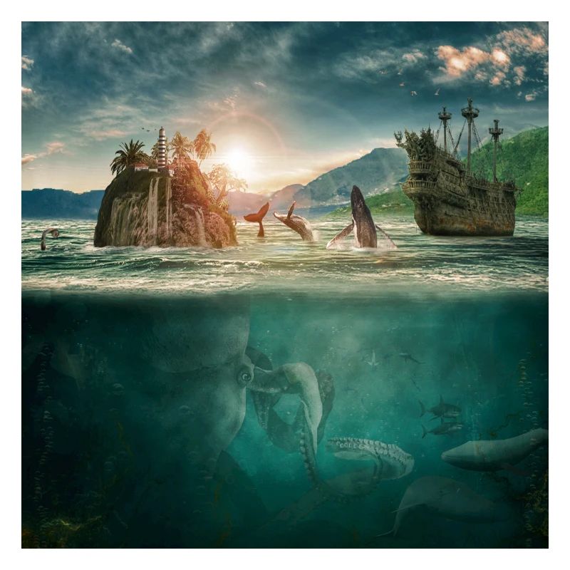Unterwasserwelt der Phantasie