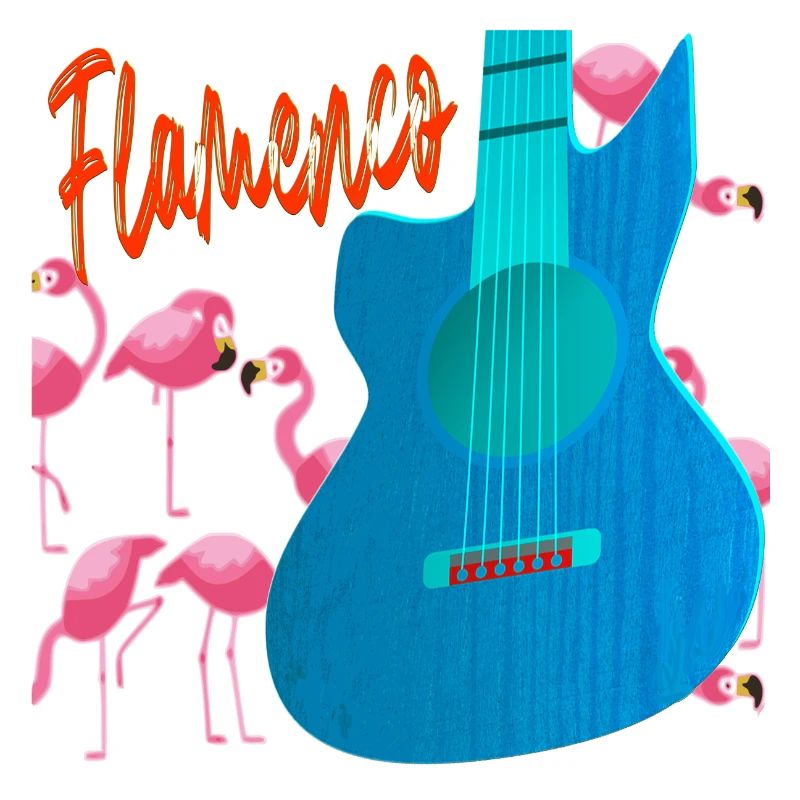 Flamenco Guitar Flamingos