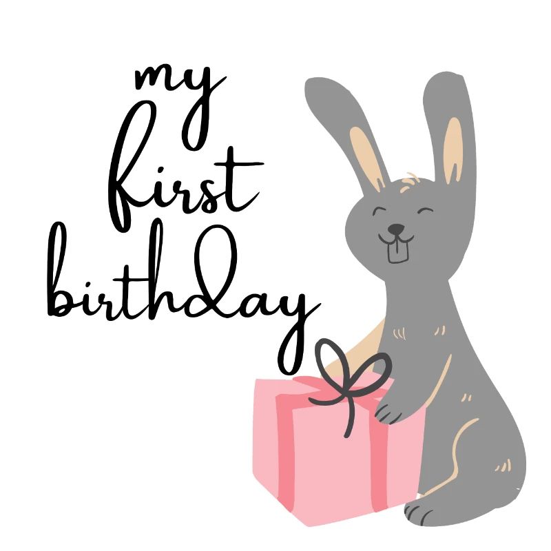 My first birthday!