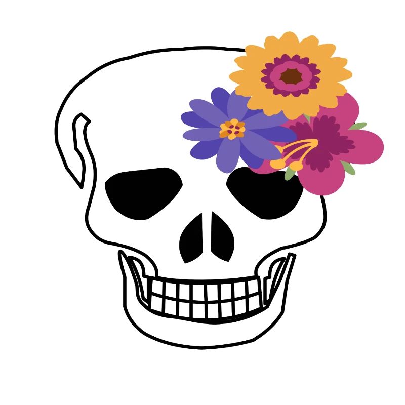 Totenkopf Blume