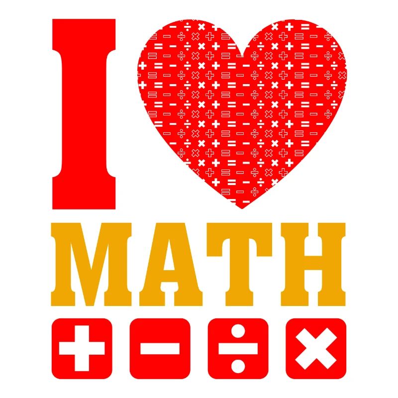 I love Math - I love math Math Heart Love