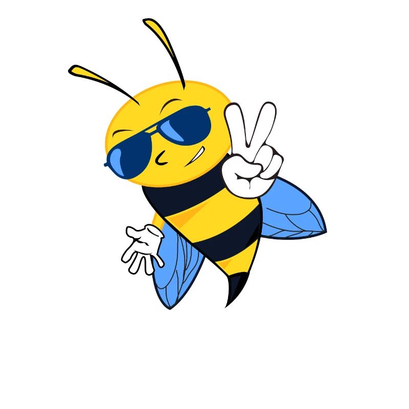 Just Bee Cool - cute bee bumblebee wasp