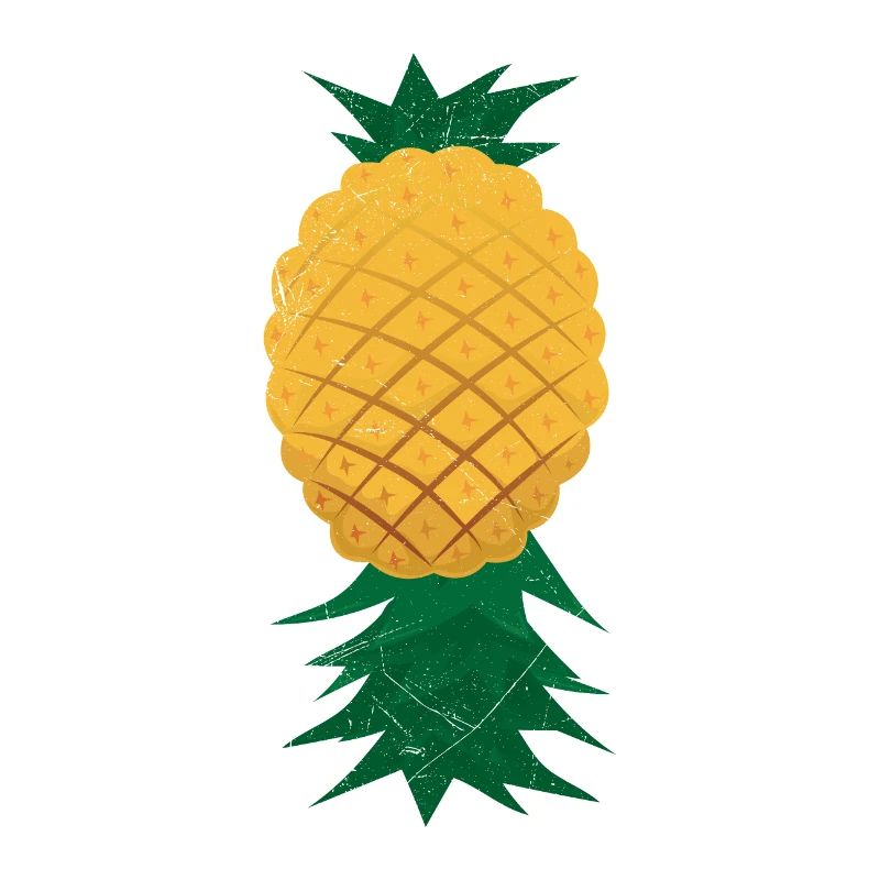 Upside Down Pineapple Fruit Lover Gift Idea