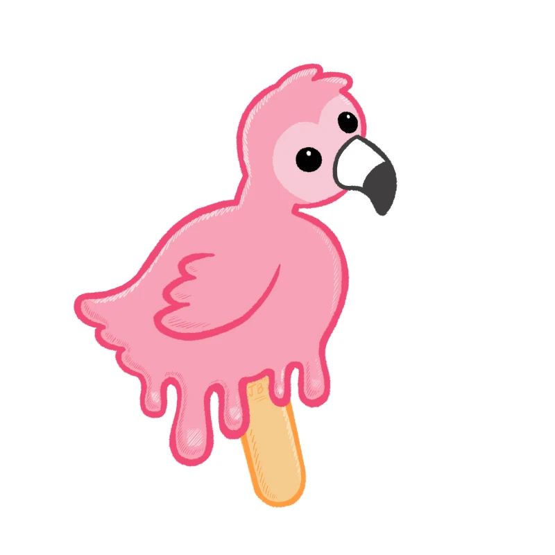 Flamingo Popsicle