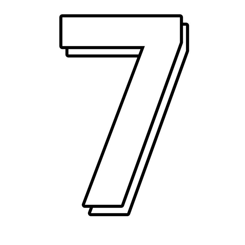 Zahl 7