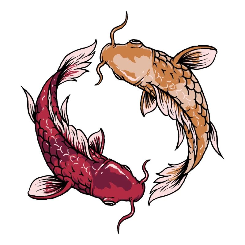 japanese fish illustration