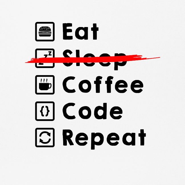 Eat Coffee Code Repeat