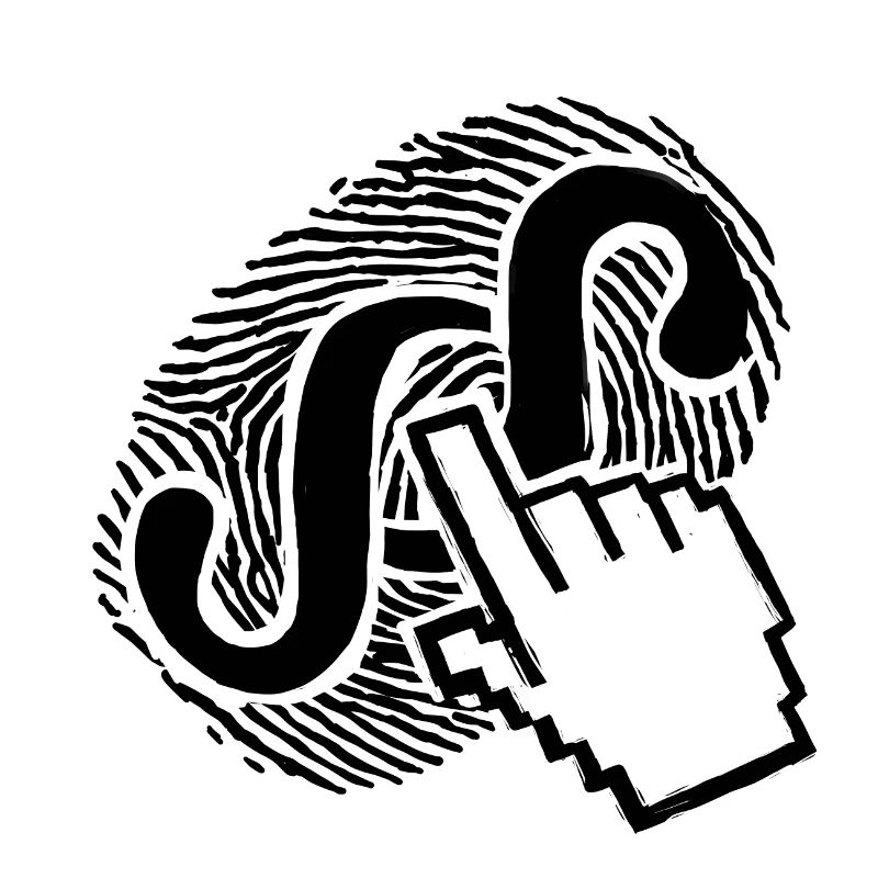 Datenschutz, digitaler Fingerabdruck