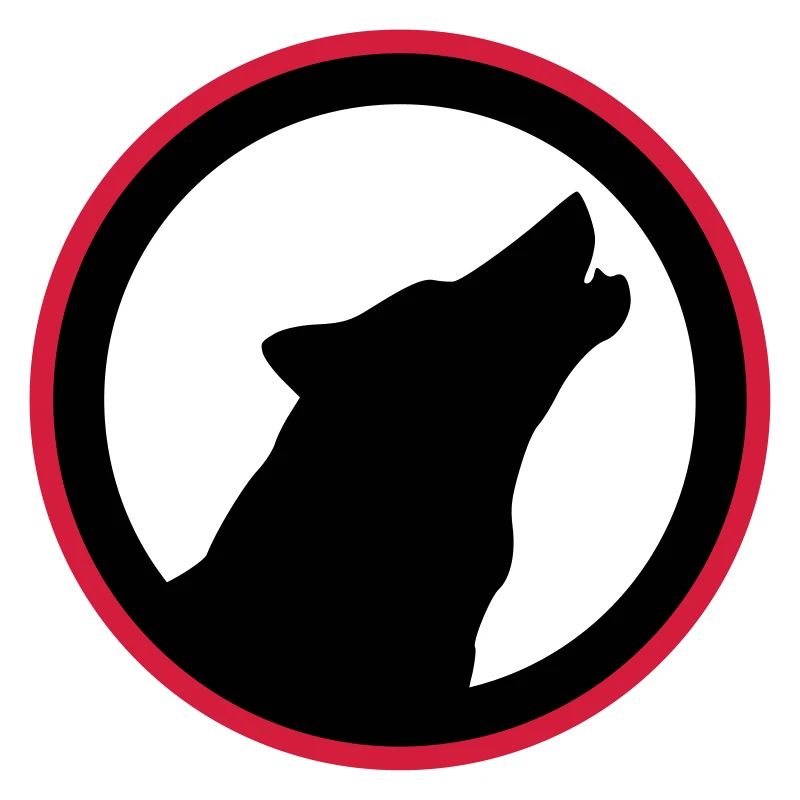 Heulender Wolf
