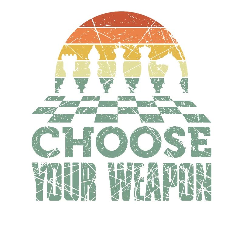 Retro chess gift chess player