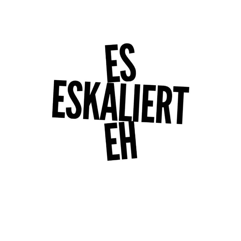 es wird eskalieren