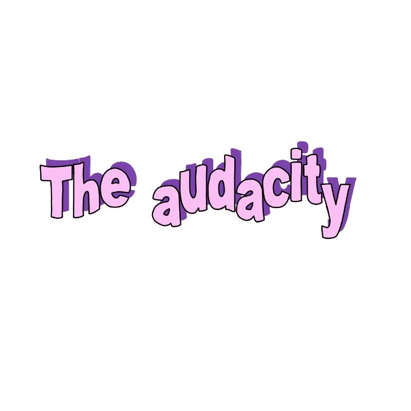 The audacity pink