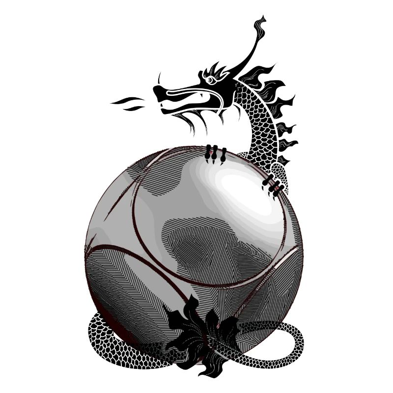 Boule dragon tattoo