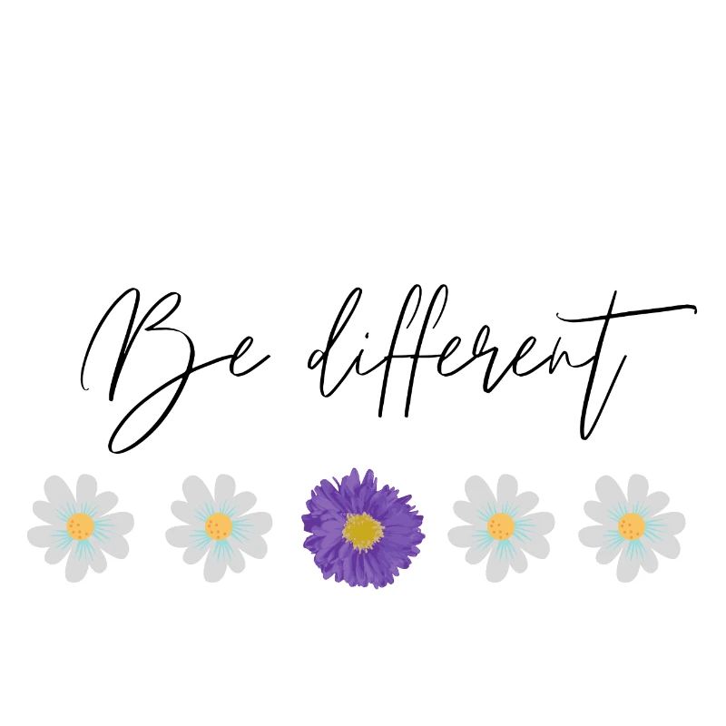 Be different