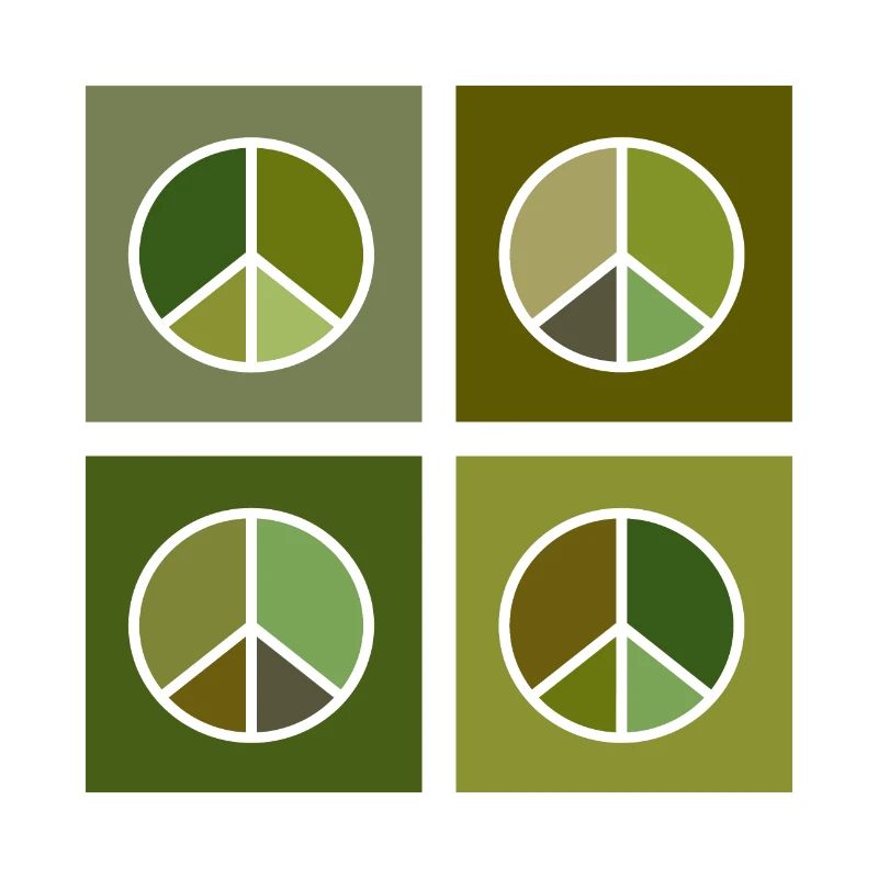 Peacezeichen Grün