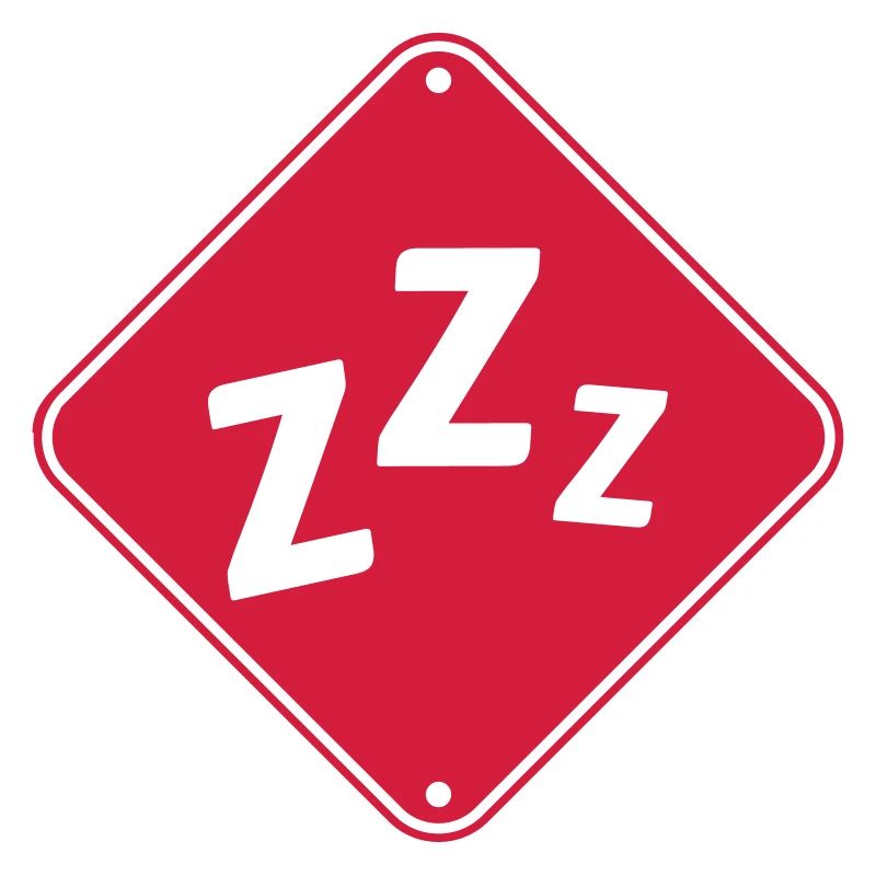 Zzz Achtung schnarchen