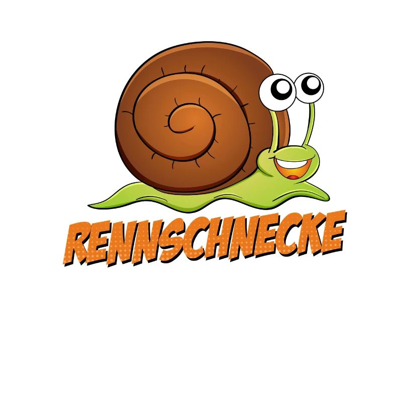 Marathon Halbmarathon Geschenk Rennschnecke