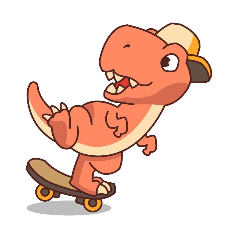 Skater Dino