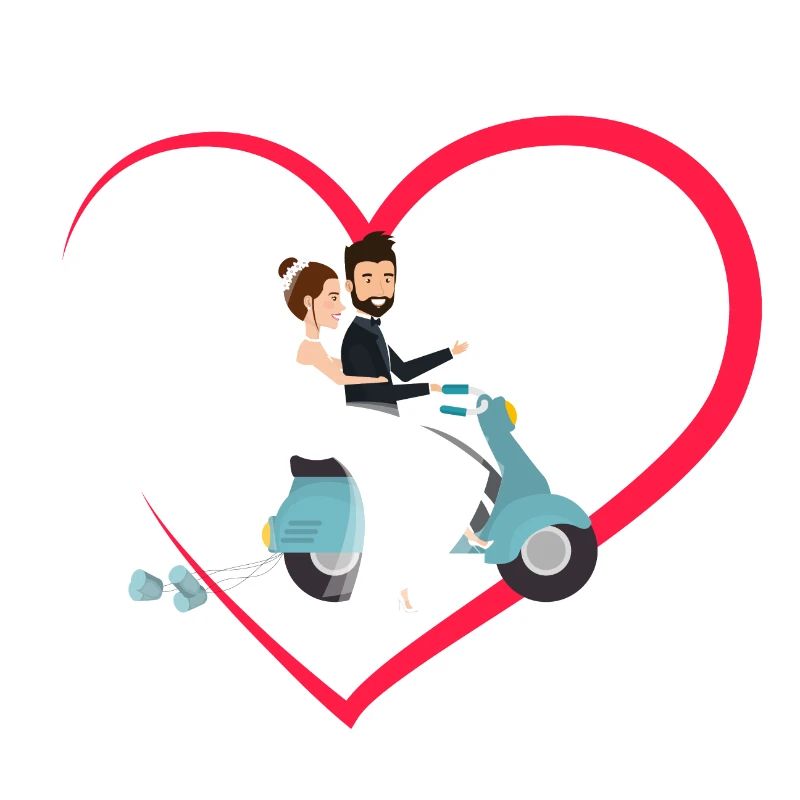 geheiratet just married