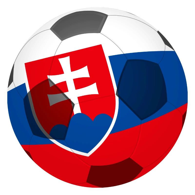 Fußballflagge Muster Slowakei
