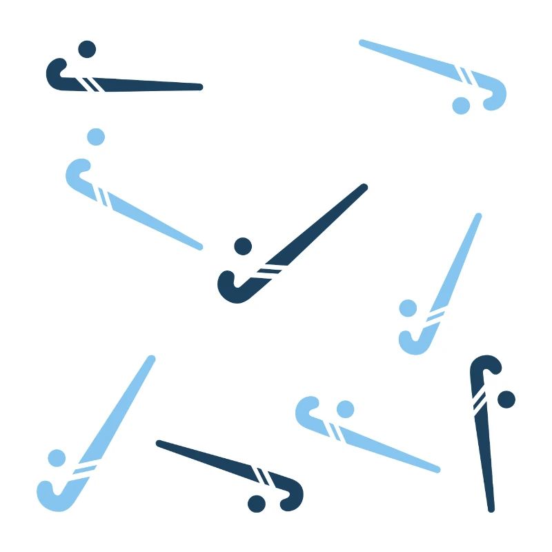 kleine Hockeyschläger blau