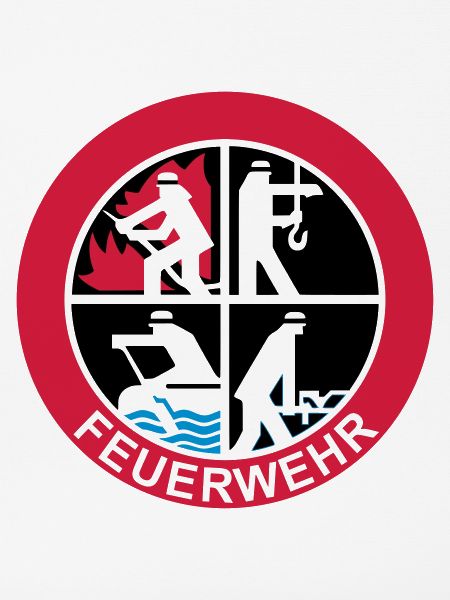 Feuerwehr Logo 3farbig