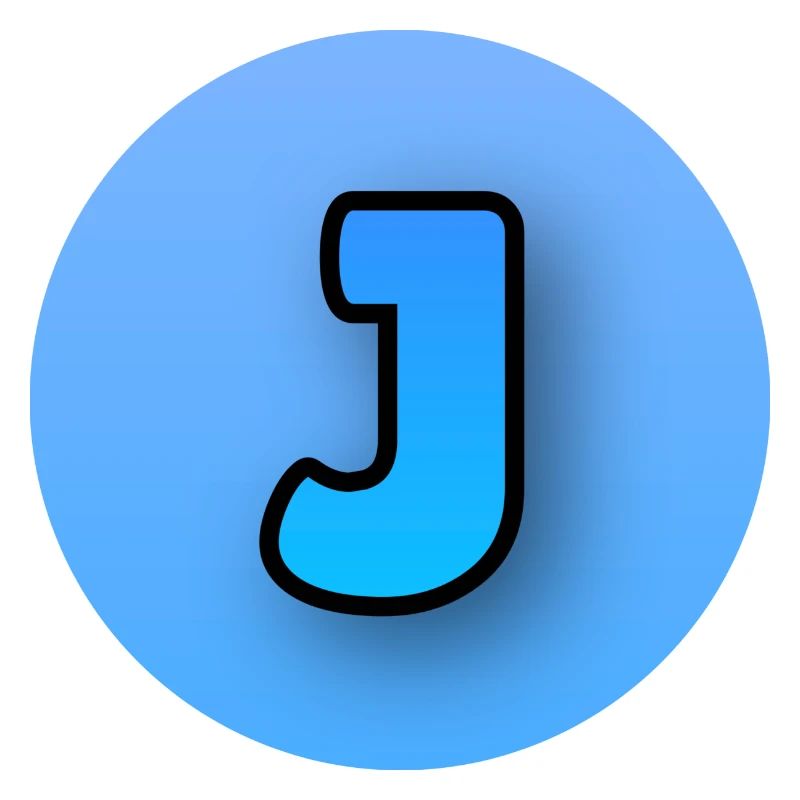 J - | de conception bleu