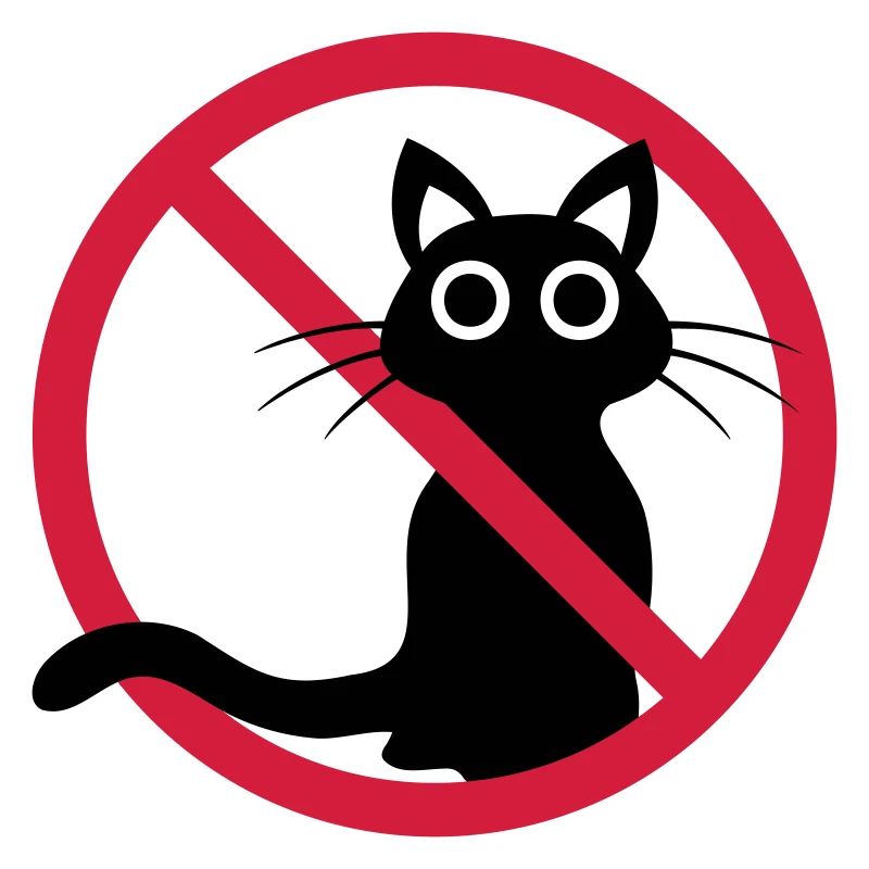 Schwarze Katze verboten