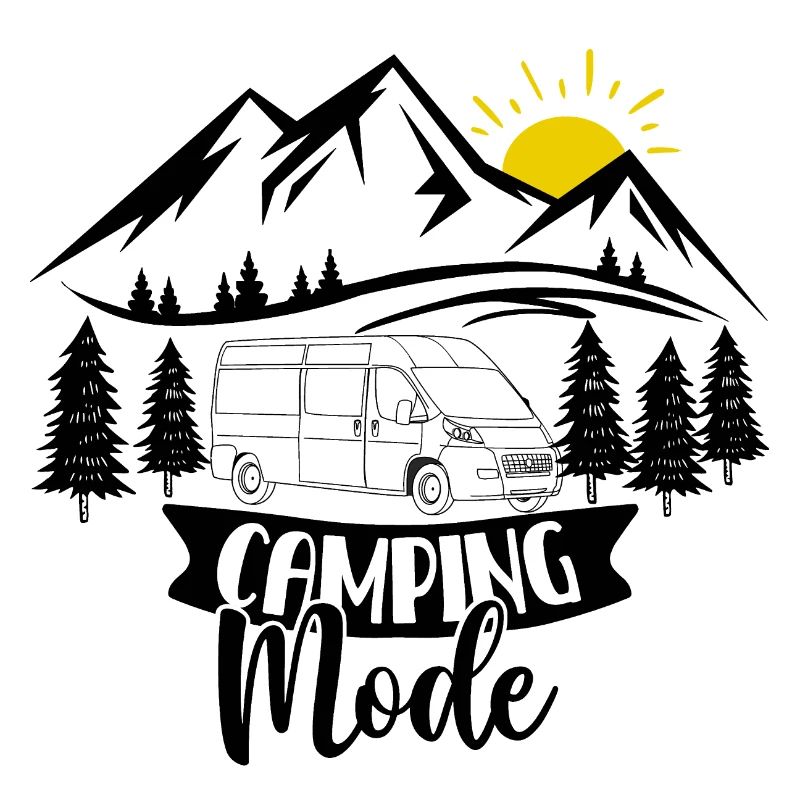 Camping Mode mit Camper