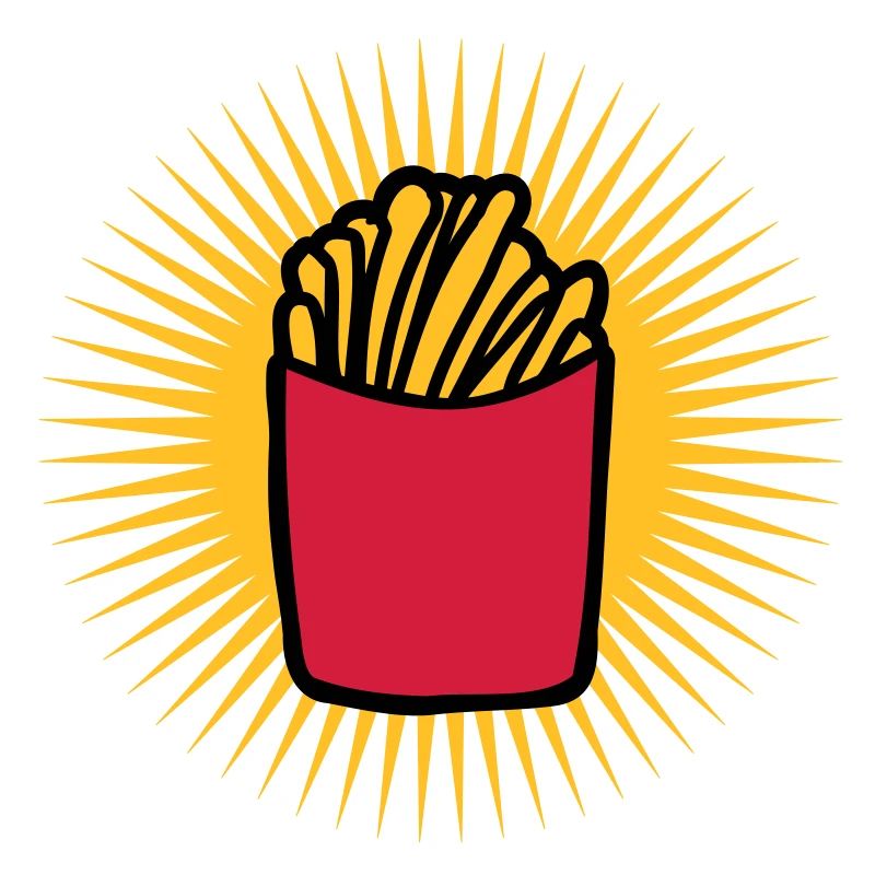 Strahlen Pommes Frites