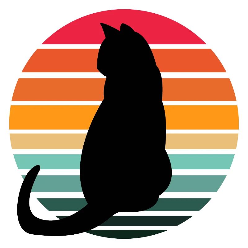 Katze Sunset