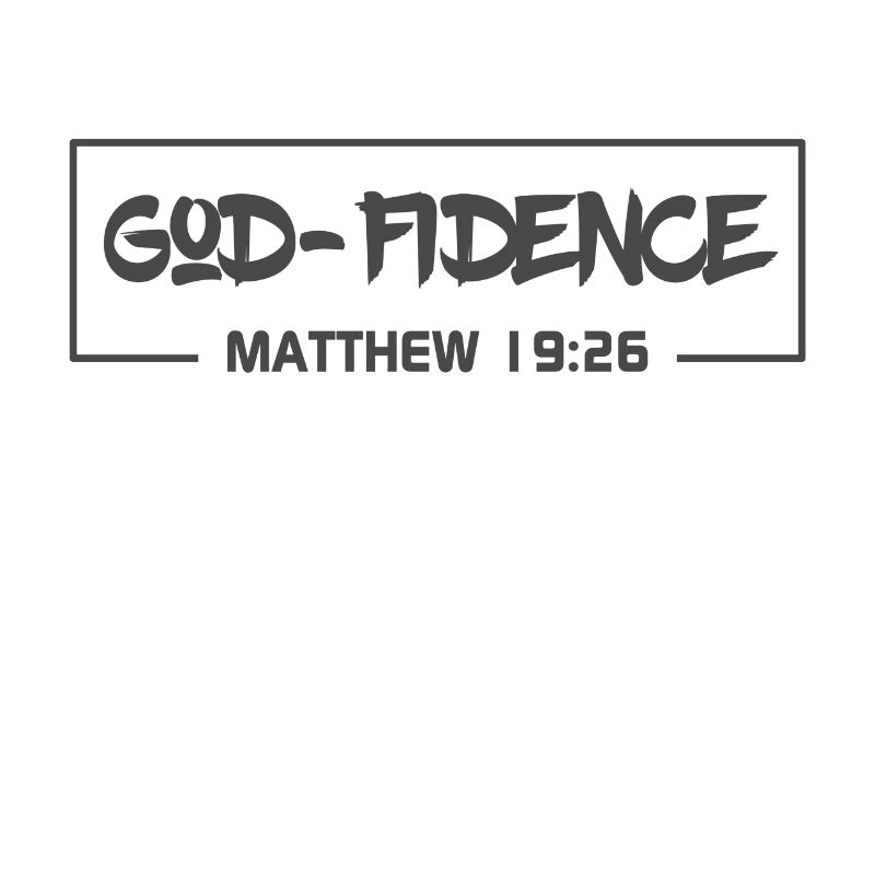 Christian Design Gottvertrauen Matthäus 19 Vers 26
