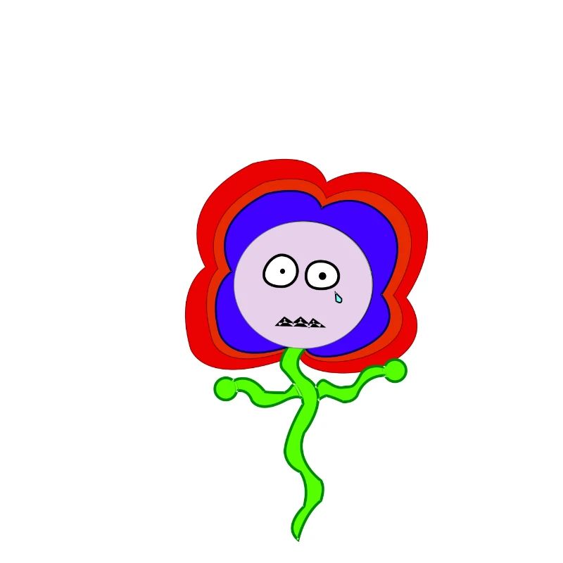 traurige Blume