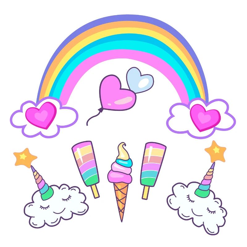 Eishorn Regenbogen