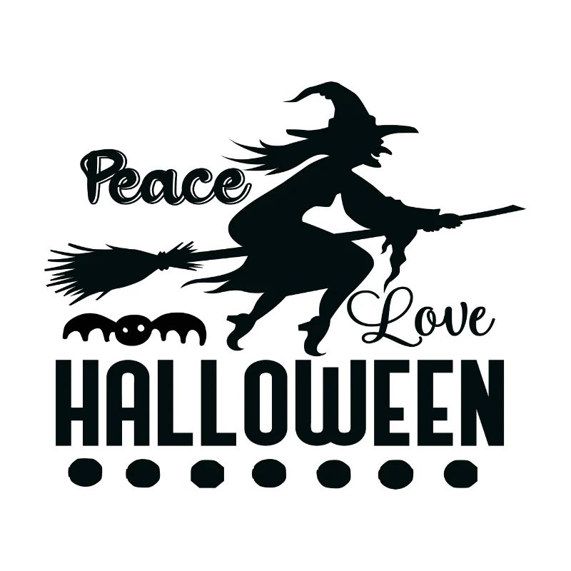 Peace Love Halloween