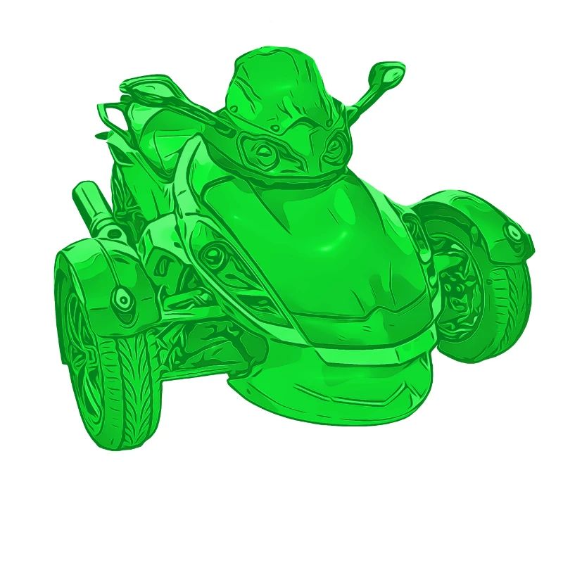 Trike Spyder grün