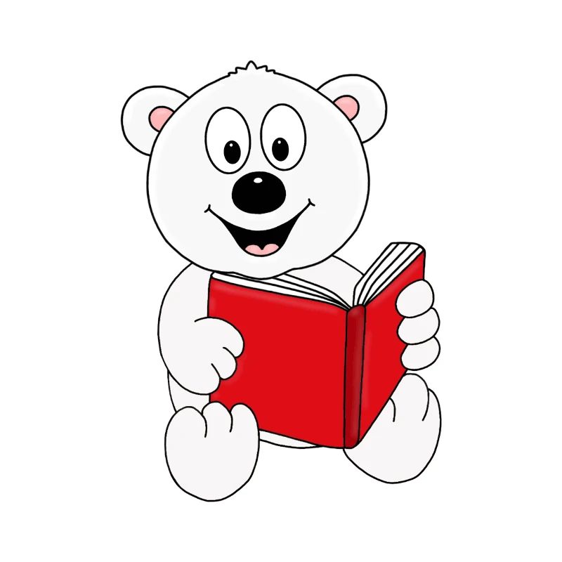 EISBÄR - LESEN - BUCH - GESCHICHTE - TIER - KIND