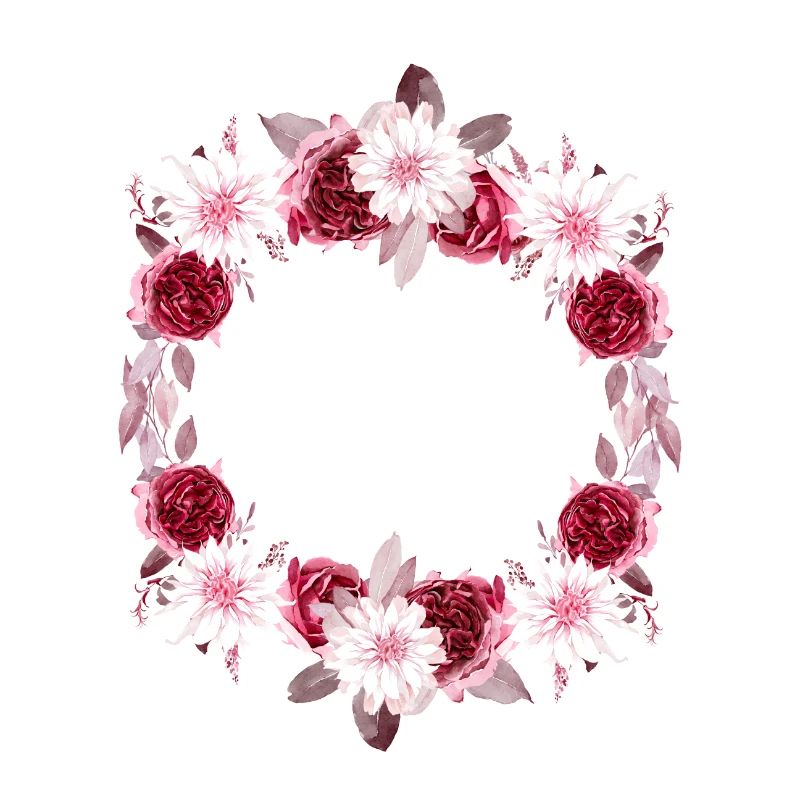 Personalisierte Blumenkrone