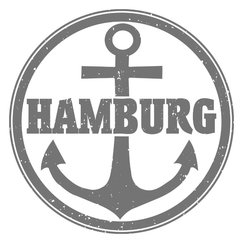 Hamburg mit Anker