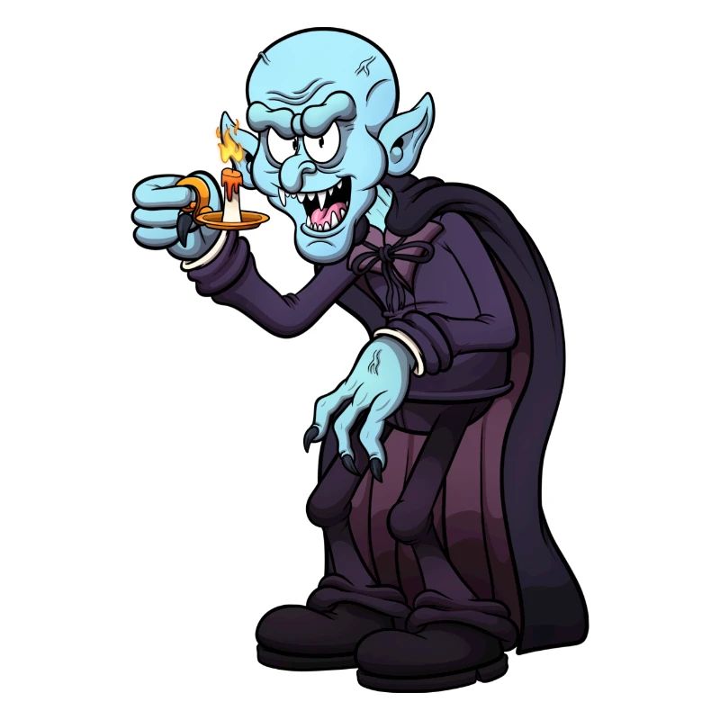 Gruseliger Vampir