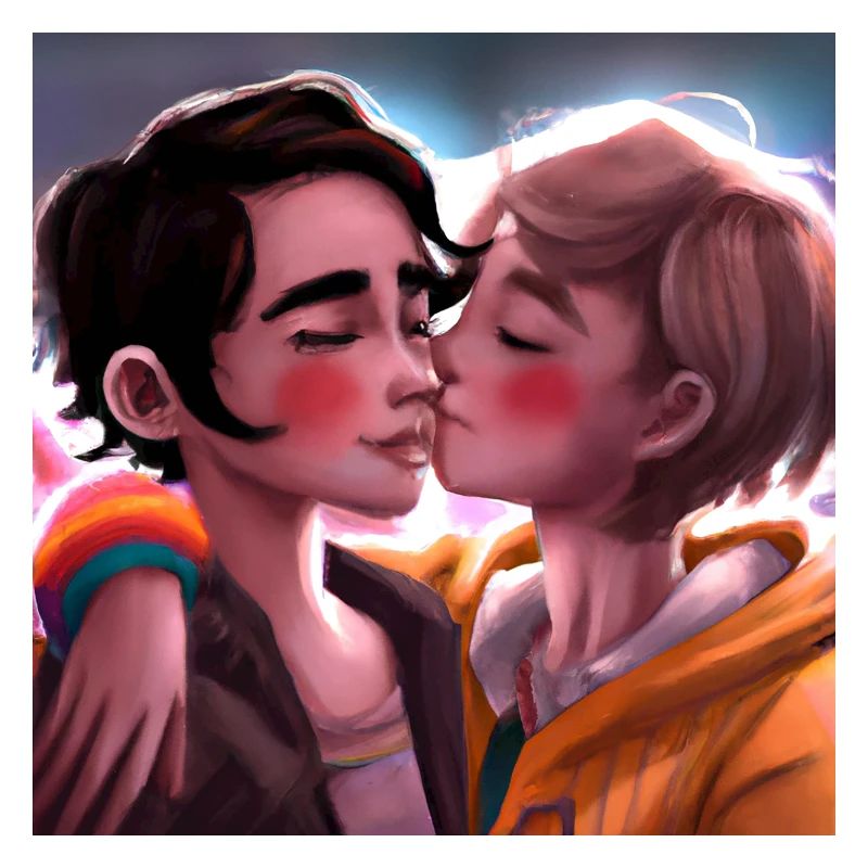 LGBT Queer Kuss 🌈🌈