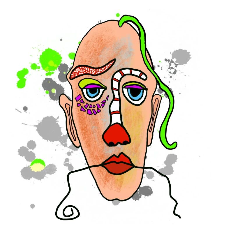 Malerei Maske Gesicht