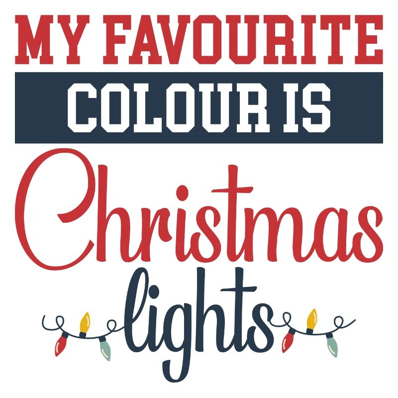 Weihnachtsdesign mit Lichtern