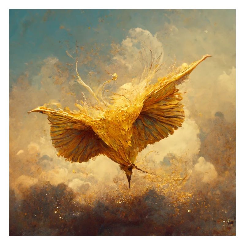 Aufsteigender Goldener Vogel