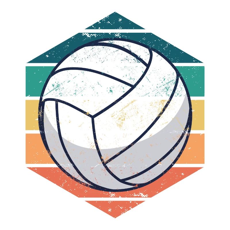 Volleyball Beachvolleyball Retro