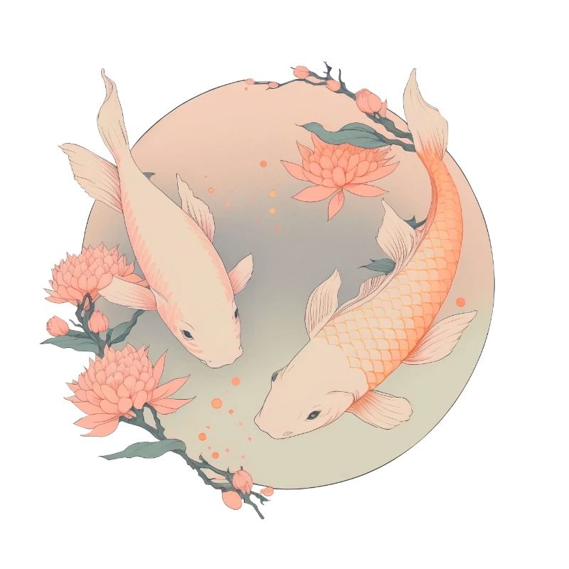 Karpfenkoi - Illustration