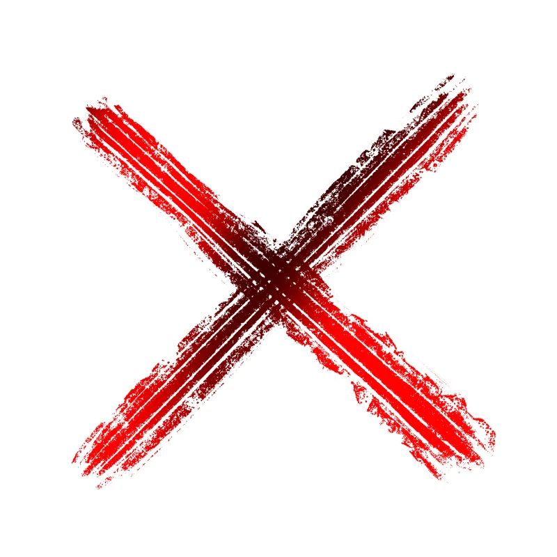 Kreuz rot