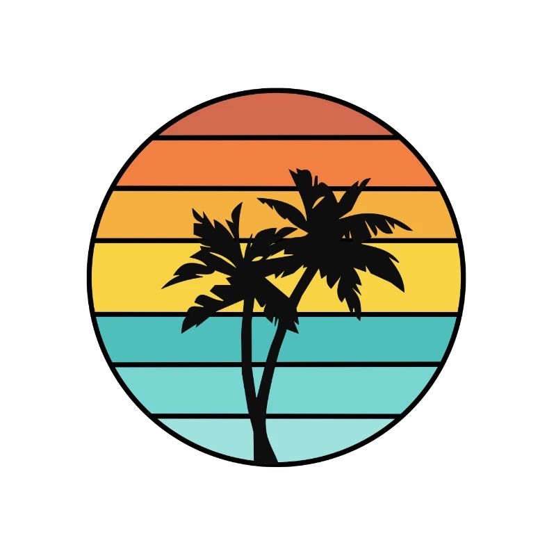 Retro Palm Trees