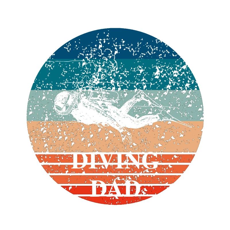 Diving Dad - Conception de plongeur pour les papas de plongée