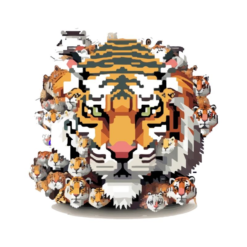 Der Pixeltiger
